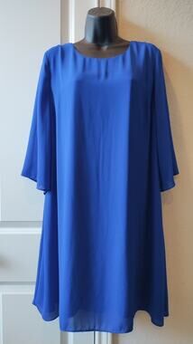 Apt. 9 Blue Flare Sleeve Dress Size 14